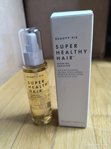 Beauty Pie Super Healthy Hair Elixir 50 mL Seven Oil Rosehip Jojoba Macadamia - Picture 1 of 7