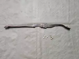 SOGOLO sottogola Italiano M33 pelle grigio verde - ww2 (L-g.v.) + 4 RIVETTI - Foto 1 di 5