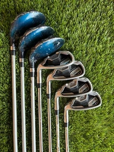 ⭐️Cobra Baffler XL Hybrid + Iron Set 4H 5H 6H 7-9+G Wedge⭐️R-flex Steel⭐️Left H - Picture 1 of 17