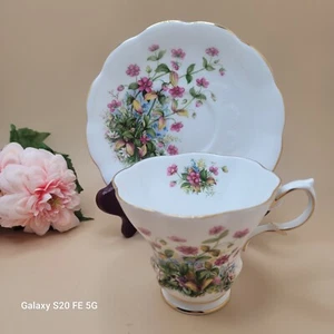 Vintage Royal Albert Tea Cup Saucer Sunnyside Series Michelle - Picture 1 of 10