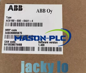 NEW ABB ACS150-03E-04A1-4 frequency converter 1.5KW Expedited Shipping #H - Picture 1 of 3