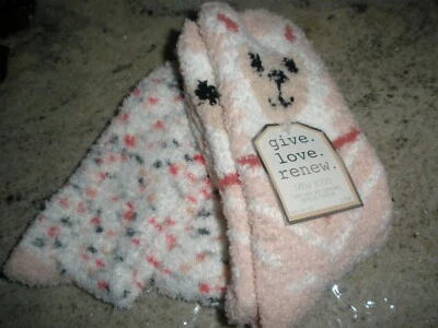 NUEVO Lote de 2 Calcetines Give Love Renew Mujer Talla 4-10 Conejo Grueso Cálido (SU15) Foto 1 de 4