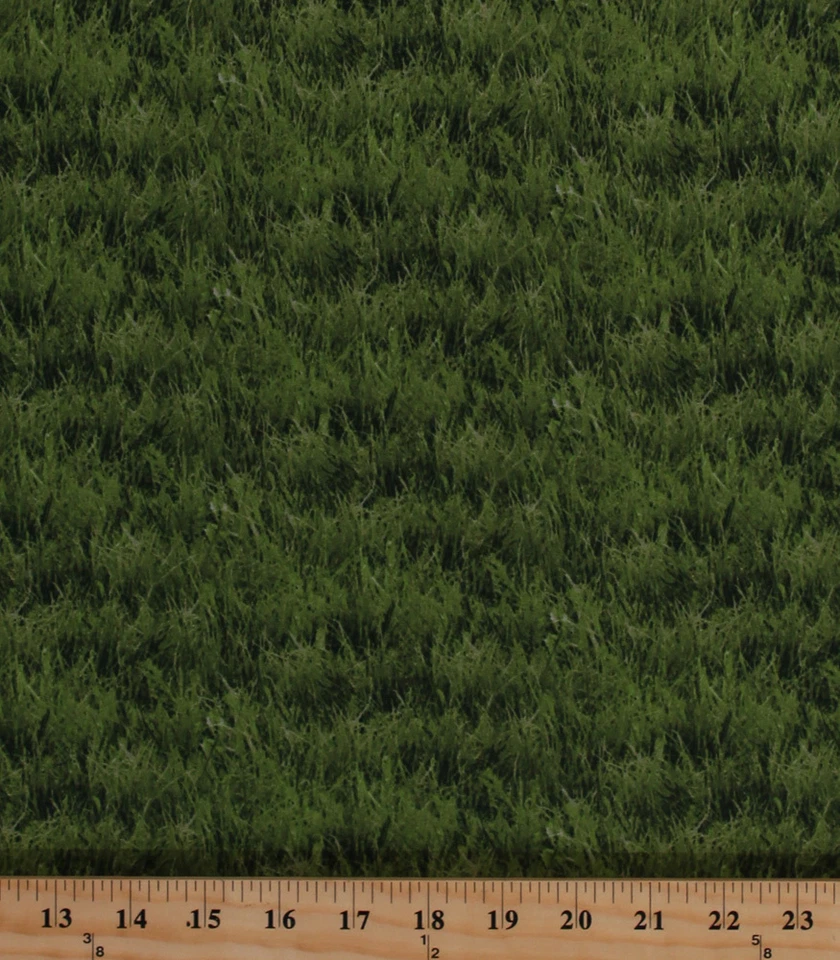 Algodón Paisaje Medley Hierba Naturaleza Exterior Tela Estampado POR POR D758.05 Foto 1 de 1