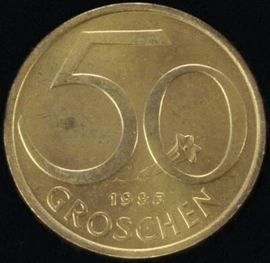 Österreich 50 Groschen 1959 bis 1997 (Wählen Sie die Note und das Jahr) KM2885 (GLIC-003B) - Bild 1 von 2