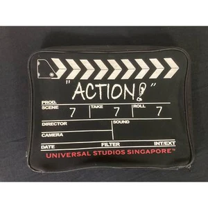 Universal Studios Singapore Movie Clapboard Laptop Sleeve Padded Black - Picture 1 of 14