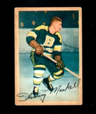 5467* 1953-54 Parkhurst # 91 Fleming Mackell VG - Image 1 of 2