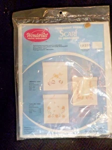 Wonder Art scarf to embroider, new in package! - Picture 1 of 5