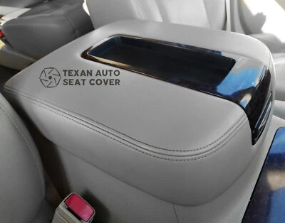 2013 2014 GMC Sierra 2500 3500 SLT/SLE Center Console Lid Cover Titanium Gray - Image 1 of 4