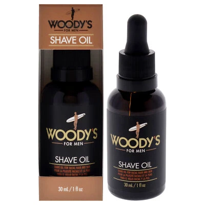 Aceite de afeitado de Woodys para hombre - aceite de 1 oz Foto 1 de 4