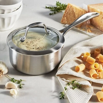 Zwilling J.A. Henckels 2 cuartos 3 capas 18/10 acero inoxidable salsa olla tapa Ceraforce Foto 1 de 4