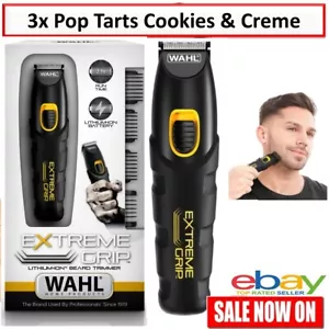 New Wahl Beard Trimmer Lithium-Ion Cordless Shaver Rechargeable Groomer Facial - Picture 1 of 5