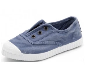 Blue slip on scented Denim Shoes - size 4.5 - Made from ecological fabric - Picture 1 of 6