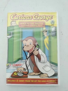 NEUGIERIGER GEORGE - GEHT ZUM ARZT & LEIHT EINE HELFENDE HAND ANIMIERTE DVD, 8 EPI - Bild 1 von 2