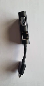 HP HSTNN-F03D adattatore connettore originale dock Ethernet RJ45 + VGA - Photo 1/3