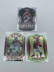 x3 Clyde Edwards-Helaire Rookie Lot Prizm Black Silver Select Diecut Bronze /355 - Bild 1 von 6