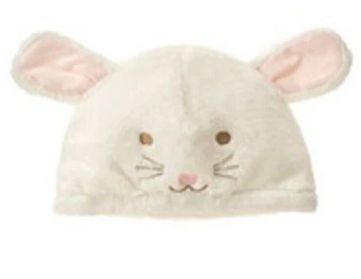 全新 Gymboree 雪公主 女婴 - BUNNY EARS 帽子 Beenie 帽子 - 12-24 MOS — 第 1/2 张图片