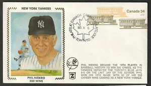Phil Niekro 300 Wins First Day Cover Z-Cachet Toronto Cancellation AG21 - Picture 1 of 2