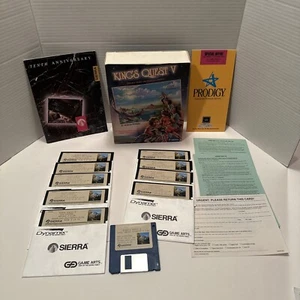 King's Quest V (PC, 1990) 3,5"/5,25" Festplatten, IBM, MS-DOS, Tandy, 256 Farben Sierra - Bild 1 von 14