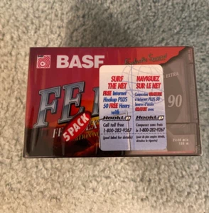 NEW 5X BASF FE I FERRO EXTRA 90 Min SEALED BLANK CASSETTE TAPE - Bild 1 von 1