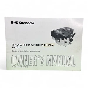 2006 Kawasaki Owners Manual FH601V FH641V, FH661V FH721V 19Hp V-Twin 4-Stroke - Picture 1 of 6