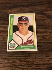 Jim Beauchamp, Manager, Richmond Braves, aff. Atlanta, 1990 CMC, #283