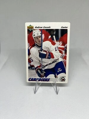 1991-92 Upper Deck #379 Andrew Cassels, Canadiens. - Image 1 of 2