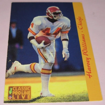 1993 Pro Line Live Football Card #122 Harvey Williams - Image 1 of 2
