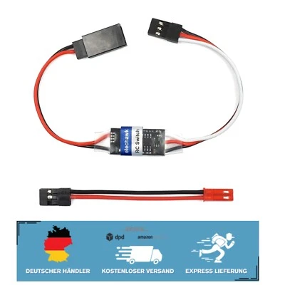 Einfache Installation - RC Schalter für Lichter und Rauchsysteme (10x10x1 cm) - Bild 1 von 2