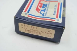 8 pcs ACT American Carbide ER-5 / ER5 Grade C2 Brazed Lathe Tool Bits 5/16 Shank - Picture 1 of 3
