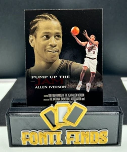1998-99 Hoops Pump Up The Jam #2 Allen Iverson 76ers - Foto 1 di 3