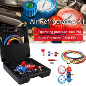 2 Wege Klimaanlage Monteurhilfe Kältemittel Klimaanlage Set furR410a/R134a/R404a - Bild 1 von 13