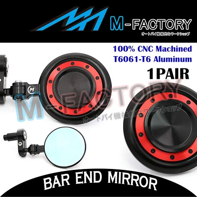 REACTOR CNC Bar End Mirrors For Ducati MONSTER 696 / 796 2009-2015 Foto 1 de 4