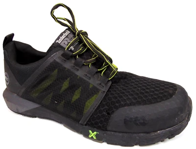 Timberland PRO 605 Radius  Safety Toe Work Sneakers, Men's Size 10.0 WIDE, Black - Image 1 of 4