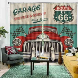 Letter Specimen Options 3D Blockout Photo Print Curtain Fabric Curtains Window - Foto 1 di 10