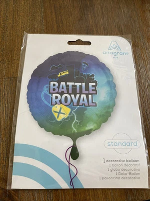 Globo de fiesta Battle Royal Foil Mylar, 17 en paquete de 1 ¡¡¡Nuevo!!! Suministros de fiesta  Foto 1 de 2