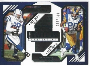 2024 Contenders MARSHALL FAULK / ISAAC BRUCE Green Draft Class Insert #'d/149 - Picture 1 of 2