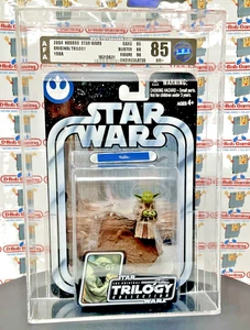 Yoda Star Wars The Original Trilogy New Sealed Hasbro 2004 AFA 85 NM+ figure unc - Picture 1 of 21