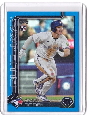 Alan Roden /150 BLUE ROOKIE RC 2025 Topps Update US251 Toronto COLOR MATCH - Image 1 of 4