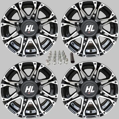 POLARIS RZR 900 12" HL3 M ALUMINUM ATV WHEELS ( SET 4 ) POL10K - Image 1 of 4