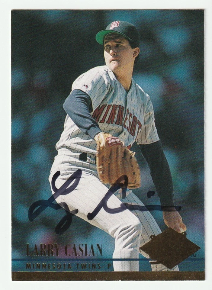 Larry Casian Signed 1994 Fleer Ultra Card #84 Auto Minnesota Twins Autograph COA - Image 1 of 1