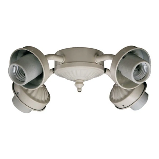 Quorum International 2444-CFL Off White 4 Bulb Fluorescent Fan Light Kit - Image 1 of 1