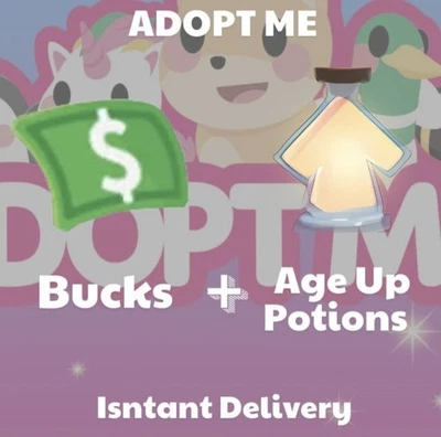 [Adopt Me] 240,000+ BUCKS | 300-400+ AGE PROMOTIONS | Look Organic!!!