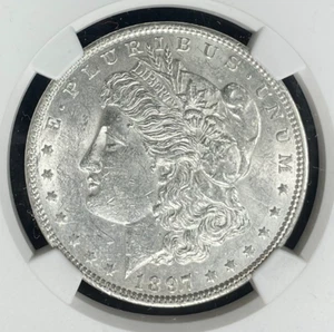 1897 MORGAN SILVER DOLLAR~NGC AU 58 VAM 6A LEGACY COLLECTION REF#44-010 - Picture 1 of 4