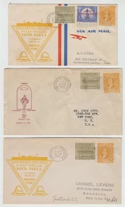 GUATEMALA 1933 DREI MARITIME GRACE LINE JUNGFERNFAHRTEN BRIEFE NACH USA + - Bild 1 von 2