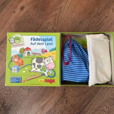 Haba Meine erste Spielwelt Bauernhof Fädelspiel auf dem Land (5580) - Bild 1 von 4