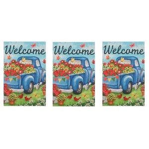 Festive Spring Welcome Garden Flag Get Your Garden Ready for the Season - Picture 1 of 6