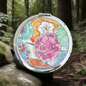 Brighton Compact Mirror From Tokyo With Love Travel NWT MSRP $75 E5522M - Picture 1 of 6