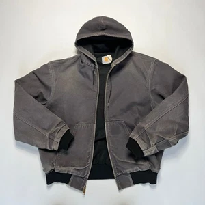 Chaqueta de trabajo vintage de mezclilla gris Carhartt XL - Imagen 1 de 9