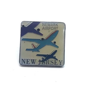 Newark Airport New Jersey Pin Vintage Airplanes Travel Aviation Souvenir - Picture 1 of 3