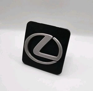 Lexus Silver Gray Black Tow Hitch Cover/Plug/Cap for 2" Receivers  - Picture 1 of 3